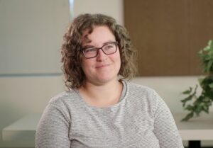 Charlotte Helmer volunteers with Egan Warming Centers