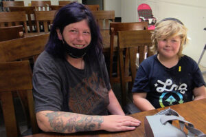 Chris Cass and Skyler at SVdP Annex