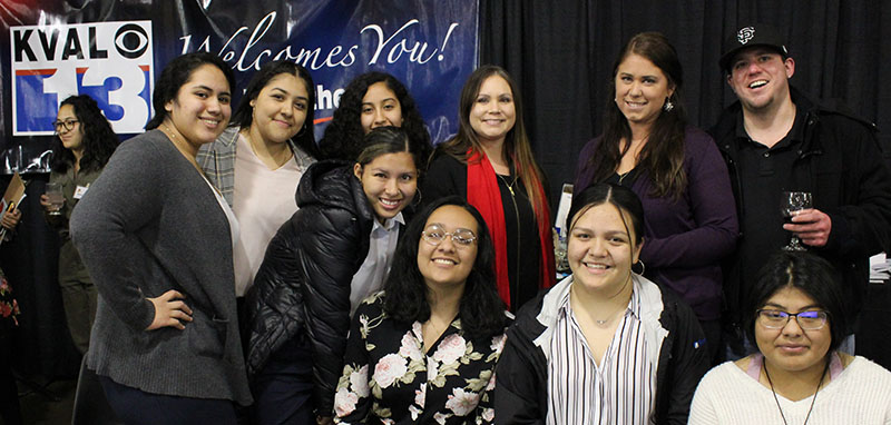 Our volunteer registration team.