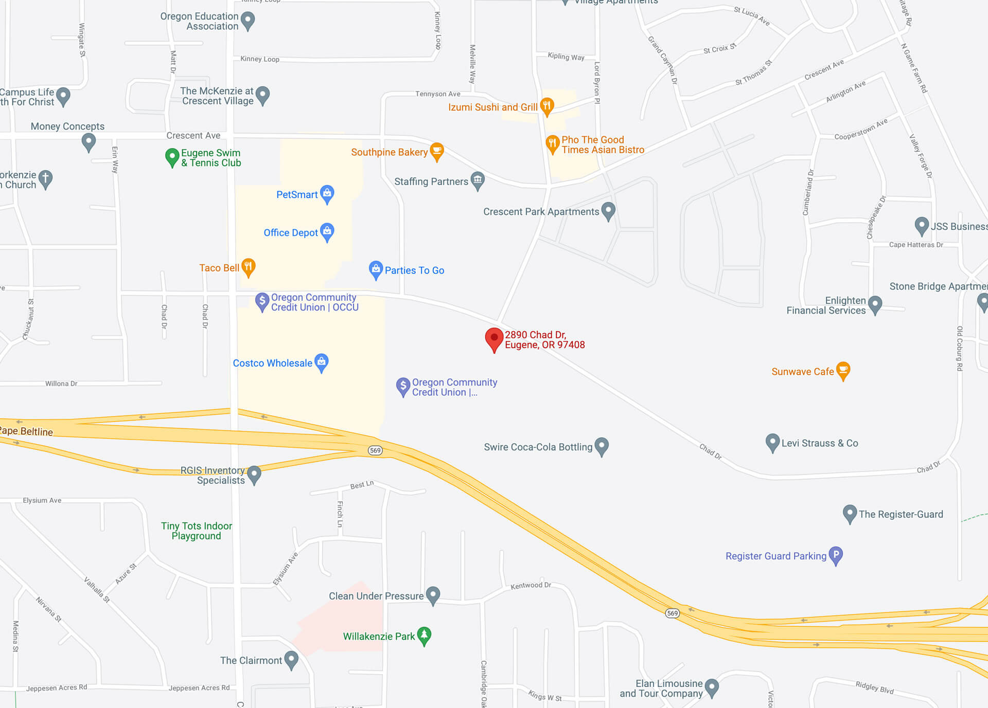 St. Vincent de Paul Store Locations Map